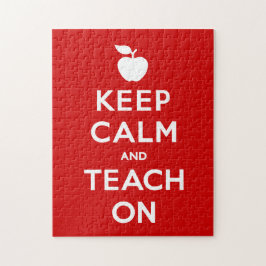 Puzzle, Behalt Ruhe und Teach on
