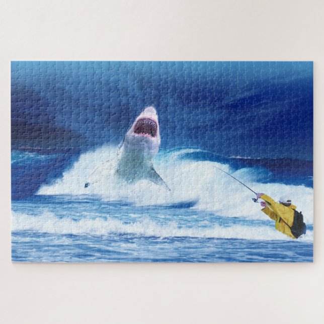 Puzzle beim Fischfang im Nautischen Ozean (Horizontal)