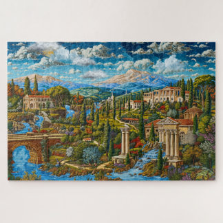 Puzzle Bel ancien village romain