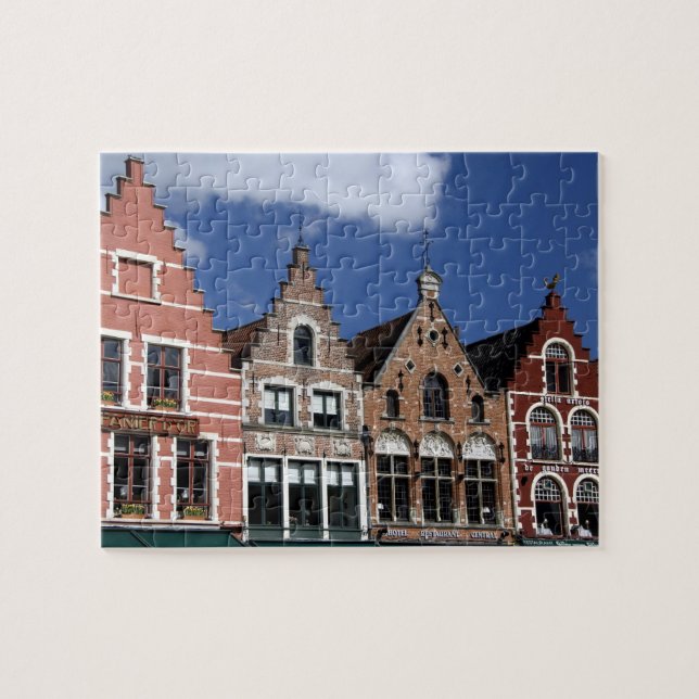 Puzzle Belgique, Brugge (ou Brug ou Bruge). UNESCO 2 (Horizontal)