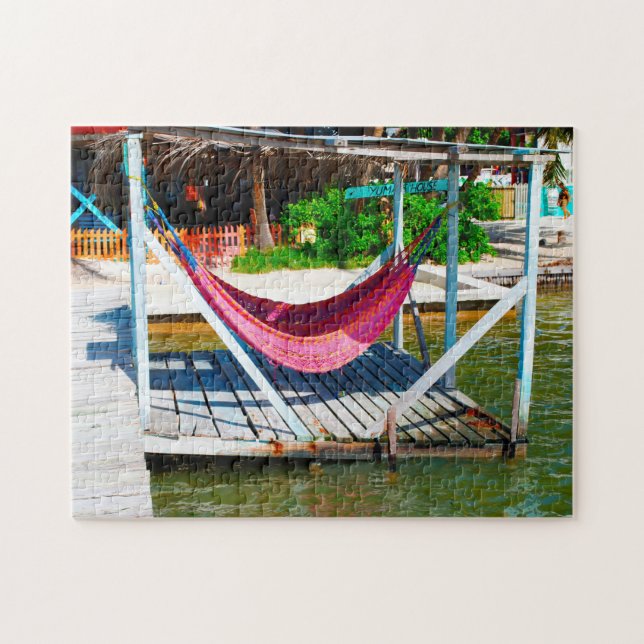 Puzzle Bélize Hammock sur le Warf (Horizontal)