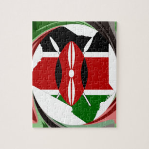 Puzzle Belle belle carte Kenyan Whirlwind Design