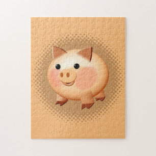 Puzzle Belle Cartoon Bébé porc