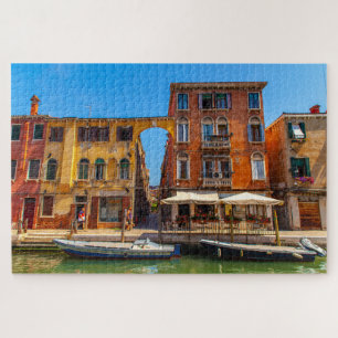 Puzzle Belle façade d'un palais à Venise, Italie