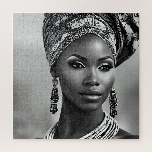 Puzzle Belle femme africaine (Vertical)