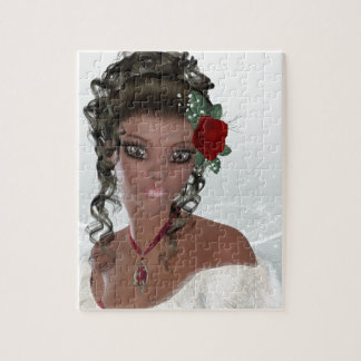 Puzzle Belle femme d'Afro-américain