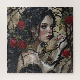 Puzzle Belle femme gothique