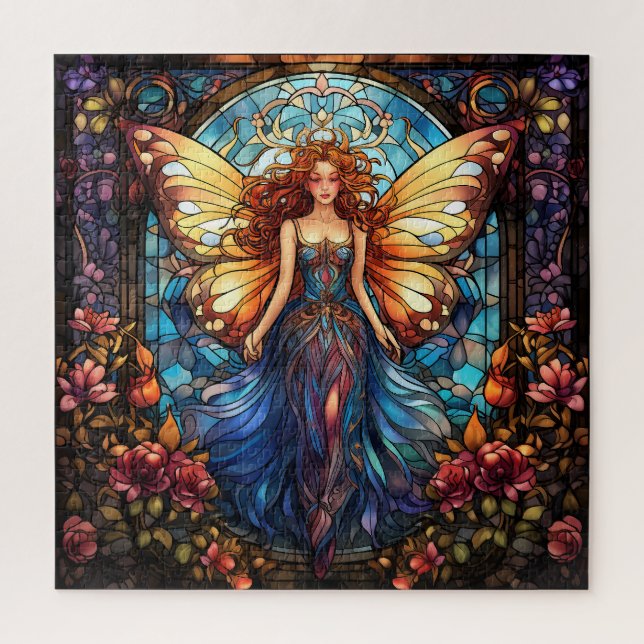 Puzzle Belle Fenêtre en Verre Fairy (Vertical)