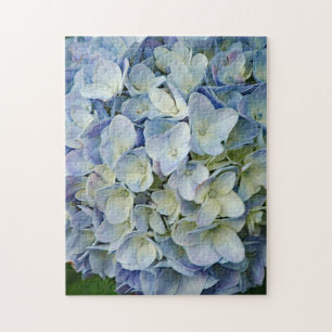 Puzzle Belle Hydrangée Bleue Fleurs Photo