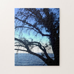Puzzle Belle photo de la plage de l'Old Tree Mystic Ocean