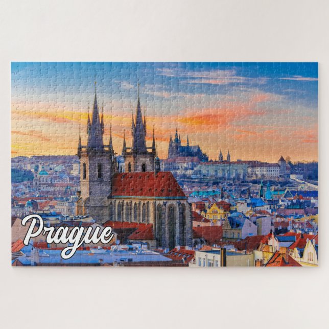 Puzzle Belle Prague, République Tchèque (Horizontal)