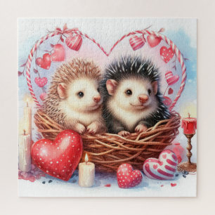 Puzzle Belle Saint Valentin Porcupines