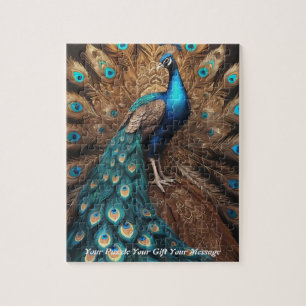 Puzzle Belle Splendor Majestic : Le Peacock Boho