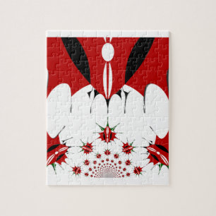 Puzzle Belle tapisserie du Kenya : Papillon du drapeau ke