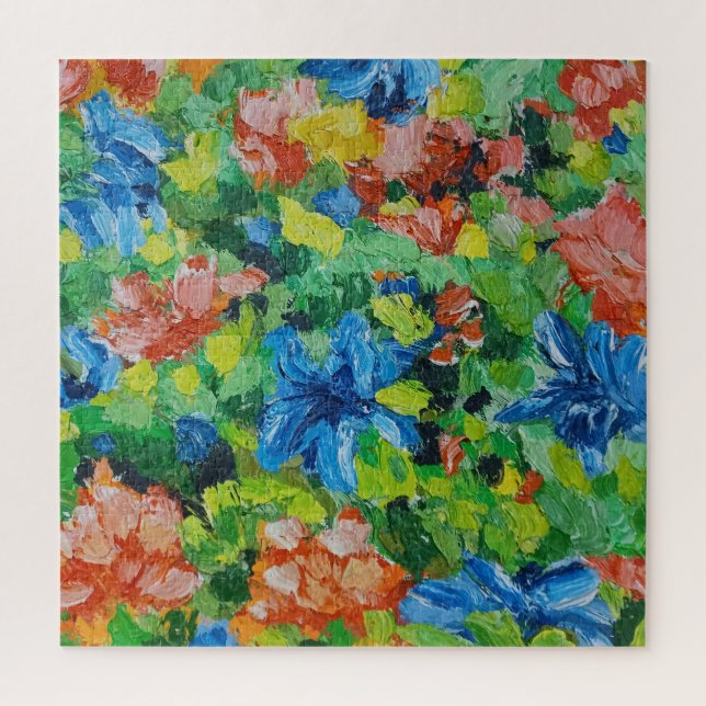 Puzzle Belles fleurs d'art (Vertical)