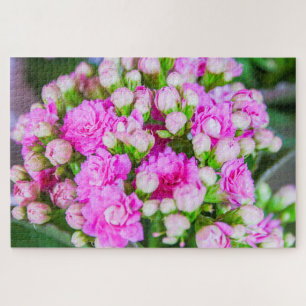 Puzzle Belles fleurs rose et blanche