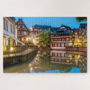 Puzzle Belles maisons à colombages Strasbourg France Voya
