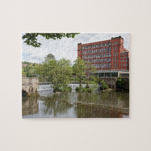 Puzzle Belper East Mill et weir dans Derbyshire (Horizontal)