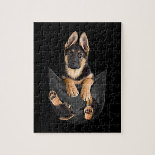 Puzzle Berger Allemand Dans Pocket T-Shirt Drôle Amant C