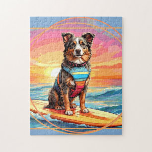 Puzzle Berger Australien Surfant