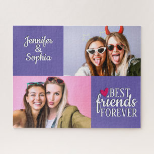 Puzzle Best Friend forever two pictures template modern