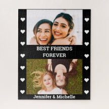 Best Friends Forever 2 Photo personnalisée et nom 