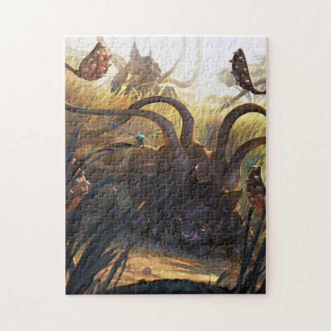 Puzzle Bestiaire de bébé - chaton de phase (Vertical)