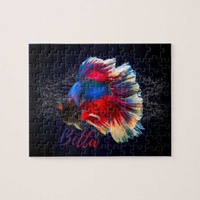 Puzzle Bétta Poisson Tropical Poisson Contenant (Horizontal)