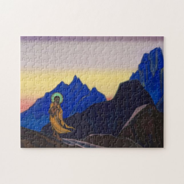 Puzzle Bhagavan, 1943 par Nicholas Roerich (Horizontal)