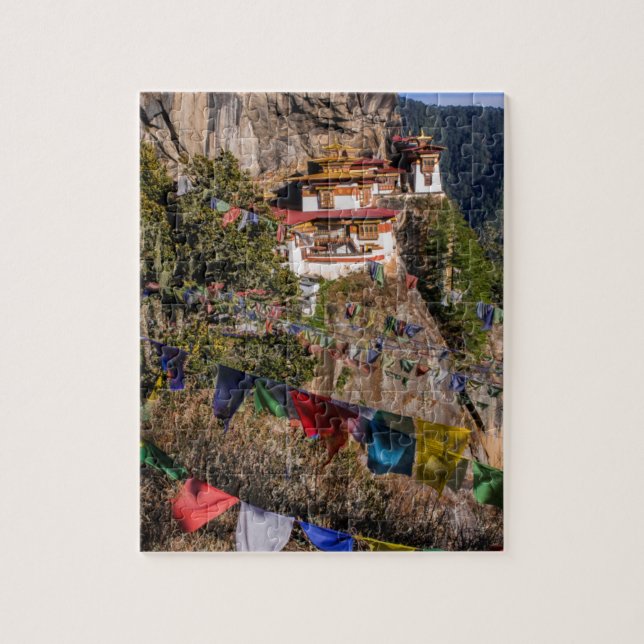 Puzzle Bhoutan : Le monastère du Nid de Tiger (Vertical)