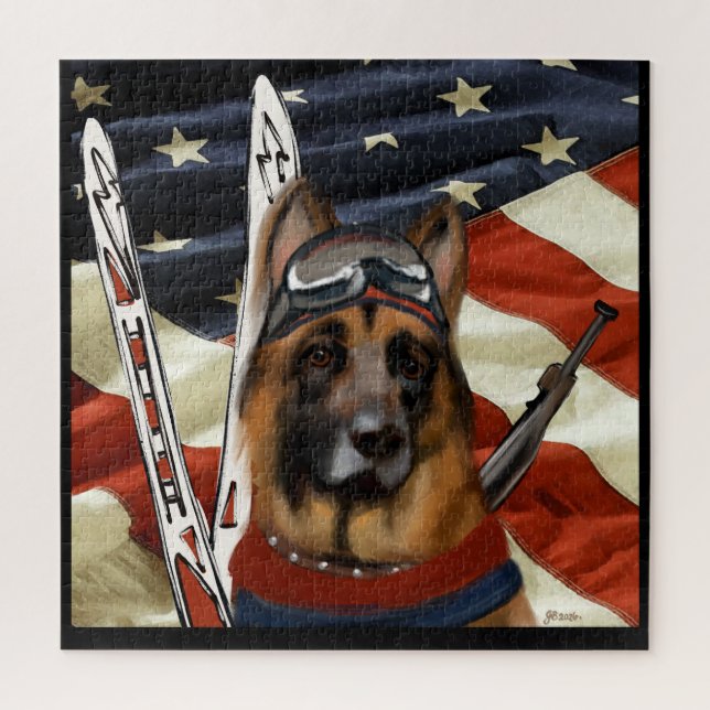 PUZZLE BIATHLON BERGER ALLEMAND  (Vertical)
