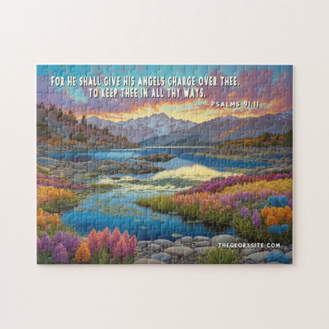 Puzzle Bible Verse Psalms (Horizontal)