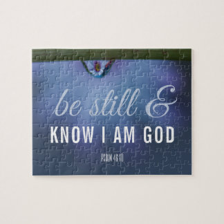 Puzzle Bible Verse Soyez toujours et Sachez que je suis D