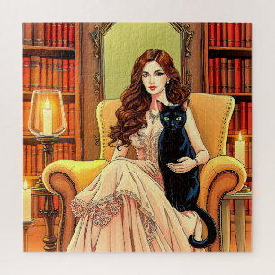 Puzzle Bibliothèque confortable Haven