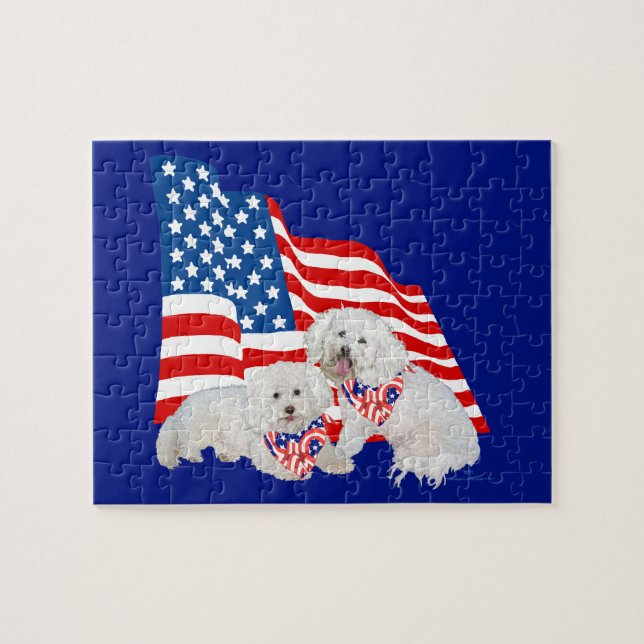 Puzzle Bichon Frise (Horizontal)