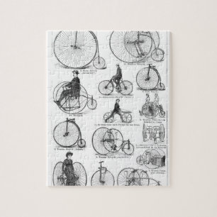 Puzzle Bicyclette à grande roue Penny Farthing