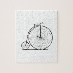 Puzzle Bicyclette à grande roue Penny Farthing