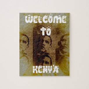Puzzle Bienvenue au Kenya avec Obama Collage