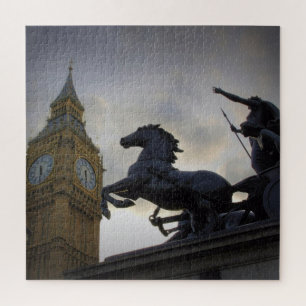 Puzzle Big Ben - Boadicea Statue Londres - 20x20 - 676 pc