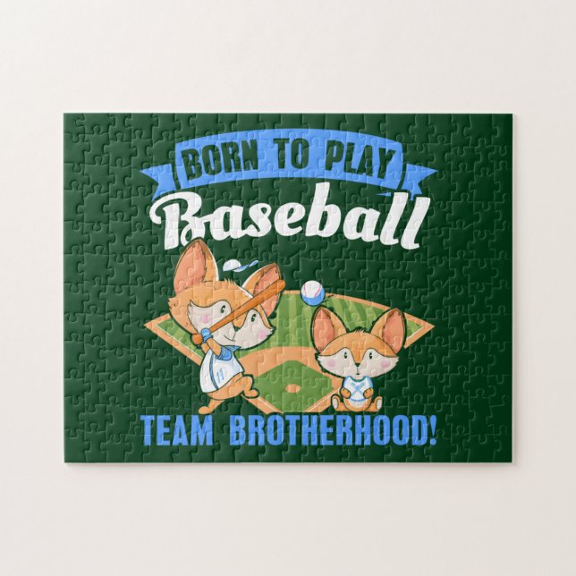 Puzzle Big Brother Little Brother - Joueurs De Baseball (Horizontal)