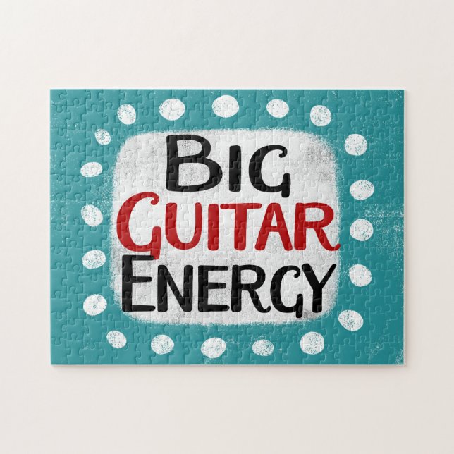 Puzzle Big Guitare Energy Jigsaw (Horizontal)