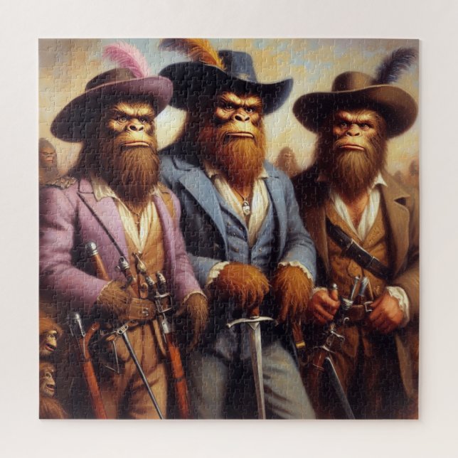 Puzzle Bigfoot 3 mousquetaires (Vertical)
