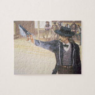 Puzzle "Bill sauvage" Hickok (1837-76) démontre sa marque