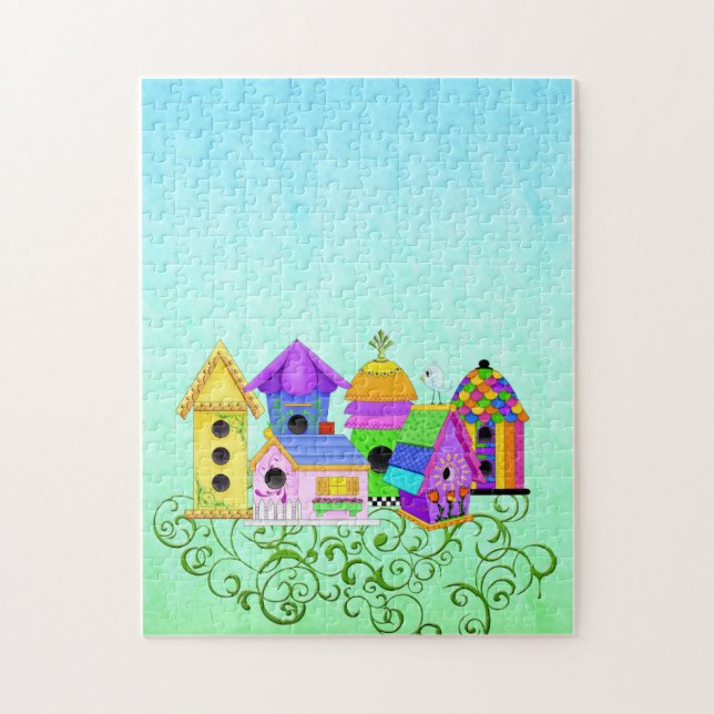 Puzzle Birdie Village (Vertical)