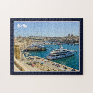 Puzzle Birgu Waterfront Vittoriosa Marina St Angelo Malte