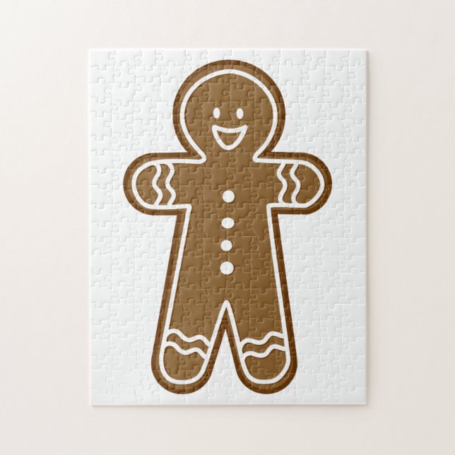 Puzzle Biscuit de bonhomme en pain d'épice (Vertical)