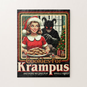 Puzzle Biscuit pour Krampus Joyeux Noël Krampus Horreur