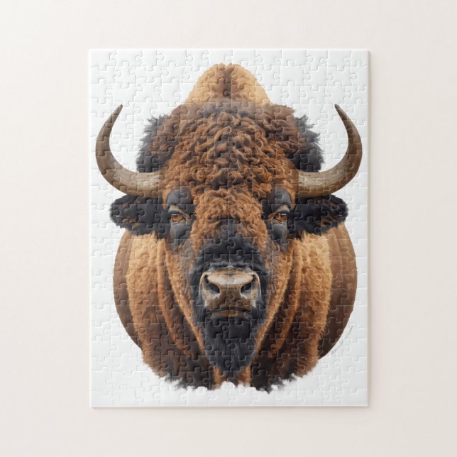Puzzle Bison / Buffle (Vertical)