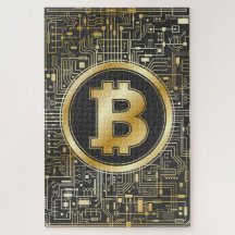 Bitcoin Logo Crypto Circuit Board Cryptomonnaie