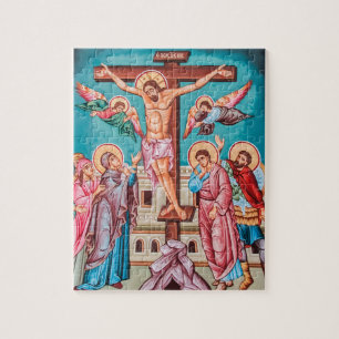 Puzzle bizantin de crucifixion